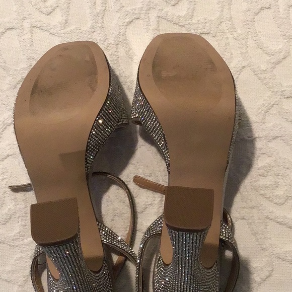 Steve Madden rhinestone platform shoes size 8 - Picture 5 of 7